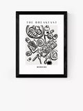 EAST END PRINTS SimplyExtraJordanary The Breakfast Framed Art Print 30x40cm