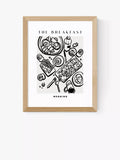 EAST END PRINTS framed art print The Breakfast 30x40cm (British brand)
