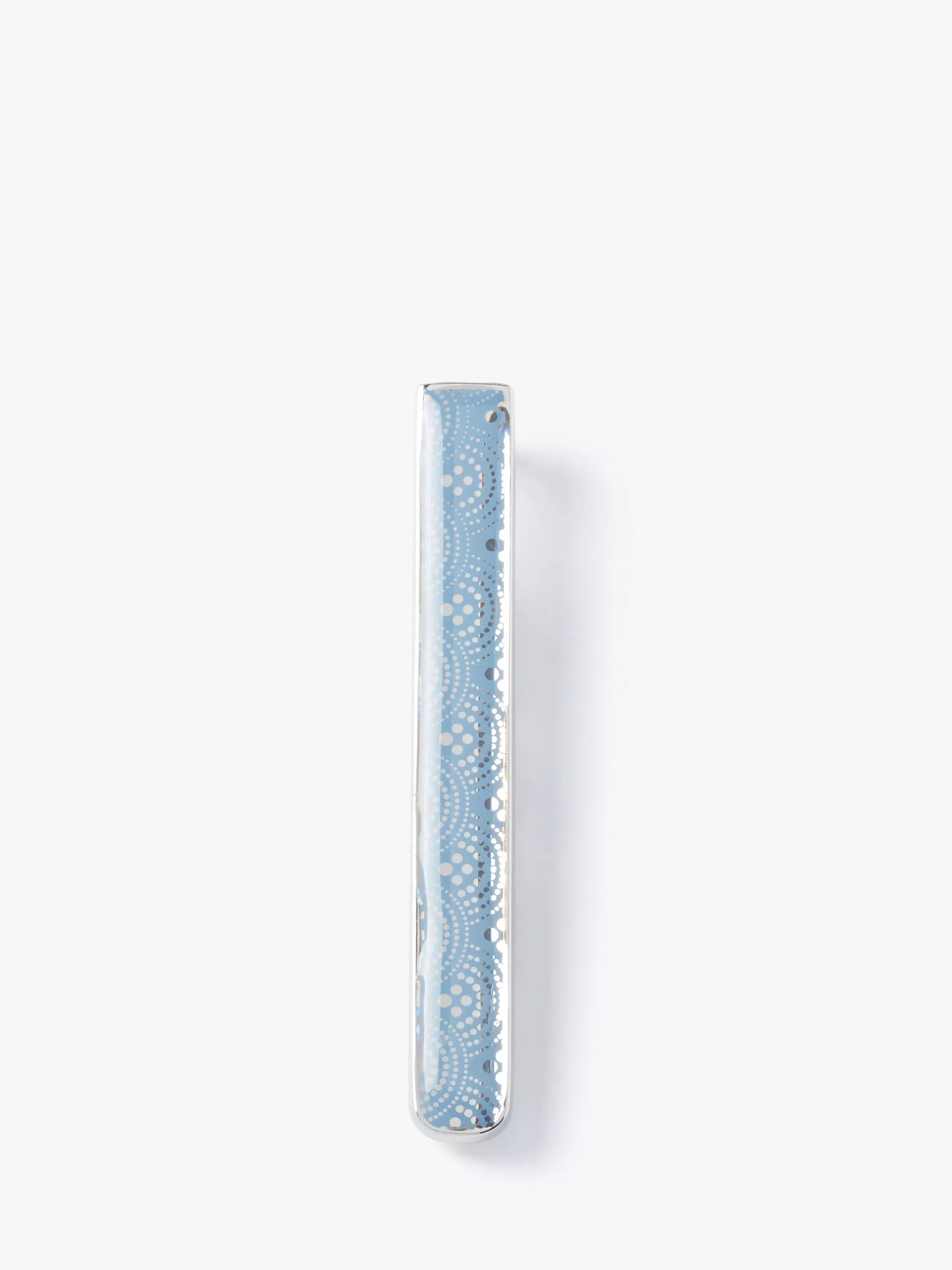 Simon Carter Brio tie slide light blue (British brand)