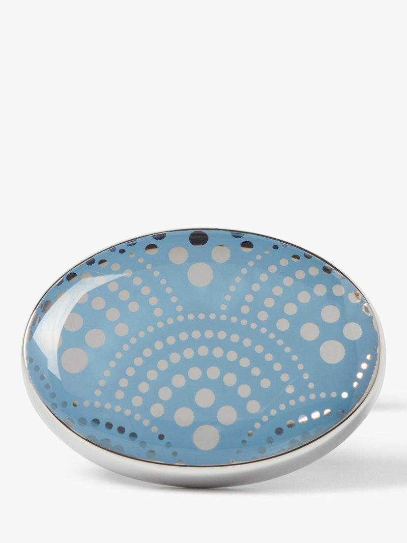 Simon Carter Brio cufflinks light blue enamel, imported from the UK