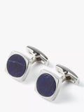 Simon Carter Largo Sodalite cufflinks mid blue, imported from the UK