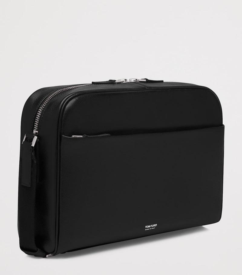 Tom Ford leather messenger bag 26x35x9cm (British brand)