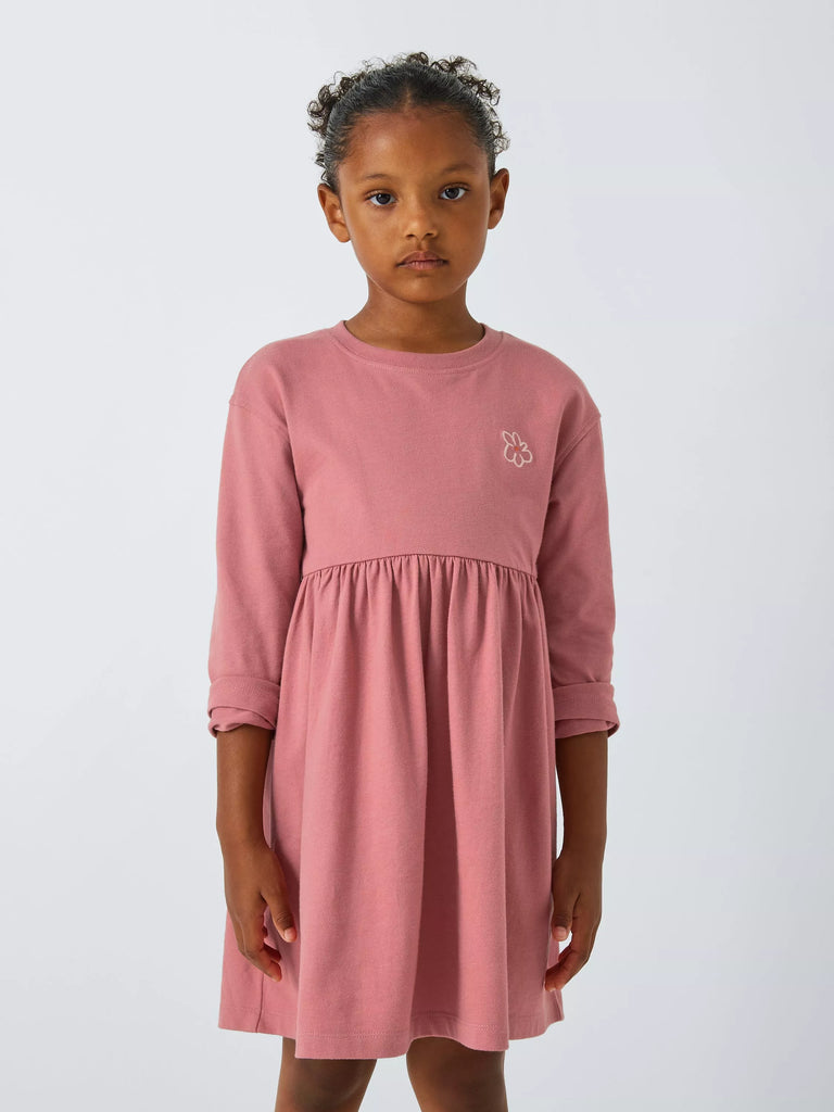 John Lewis ANYDAY Kids' Flower Jersey Dress