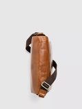 Rodd & Gunn Cambridge leather messenger bag Cognac - British product