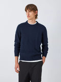 Kin Asymmetric Knit Jumper, Dark Sapphire