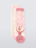 John Lewis Kids' Fairy Slipper Socks, Pack of 2