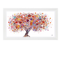 John Lewis Sara Otter Tree of Hearts framed print 71x121cm - British product