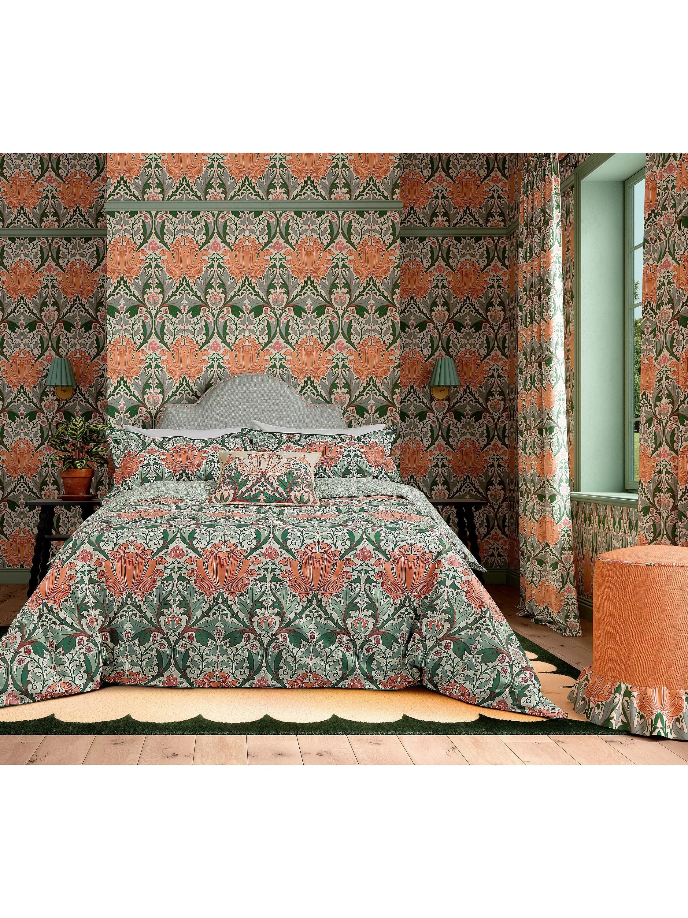Morris & Co. Helena cotton bedding double, imported from the UK