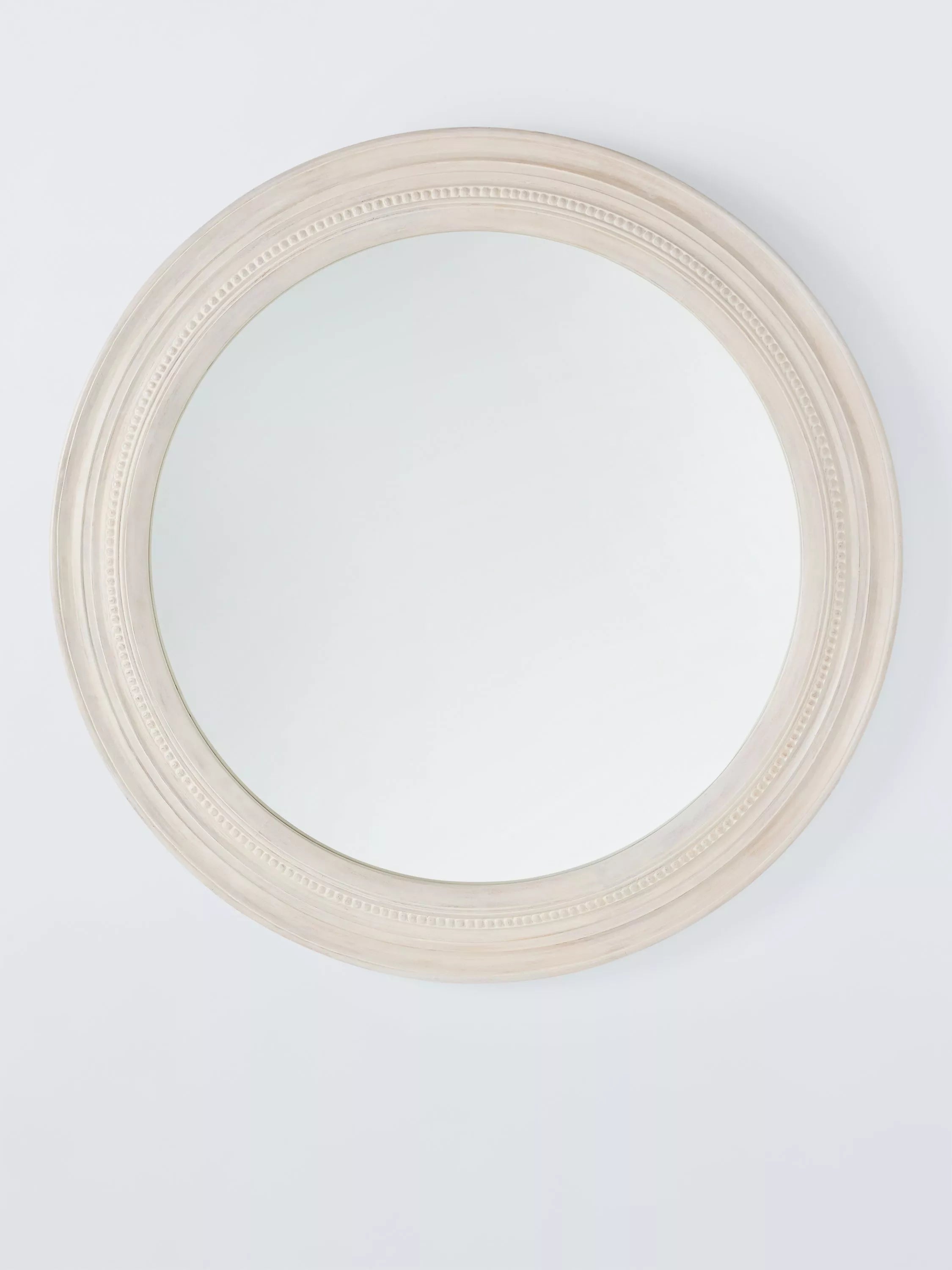 John Lewis round hand-carved coastal wall mirror 80cm (British brand)