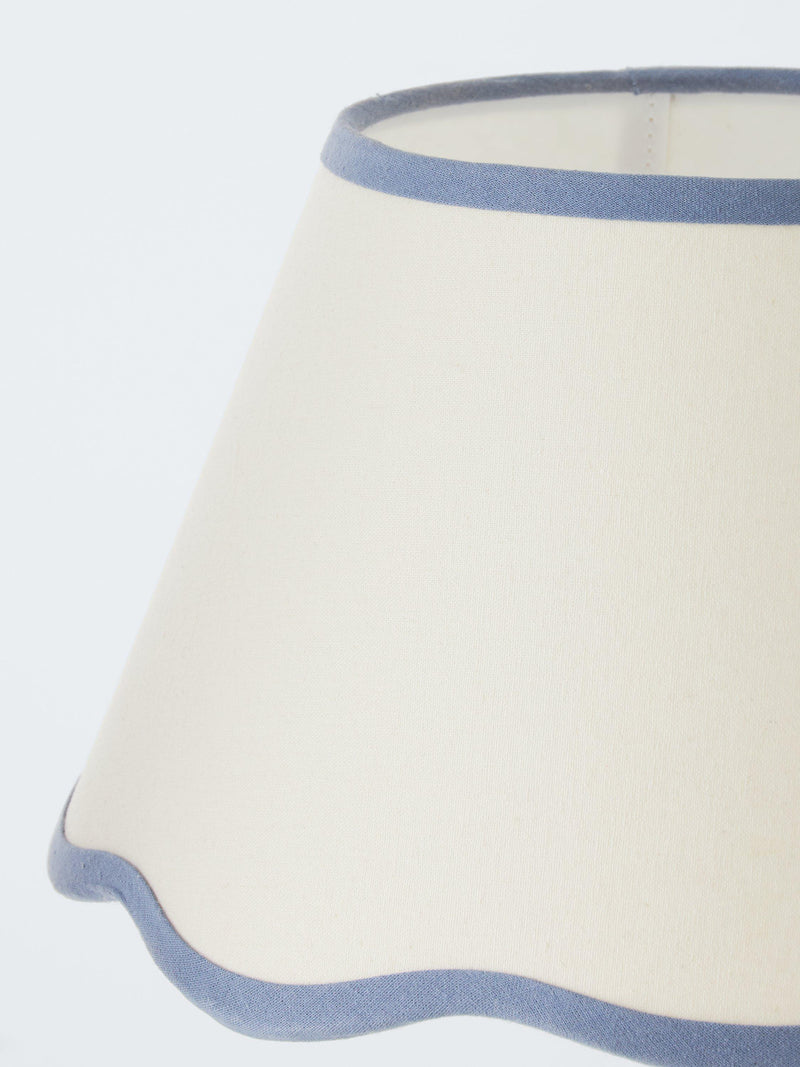 John Lewis scallop tapered lampshade 25cm diameter - British product