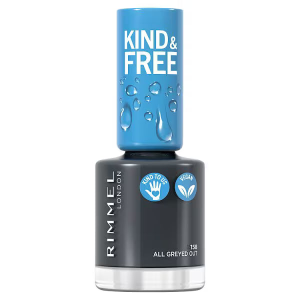 Vernis à ongles Rimmel All Greyed Out, importé du Royaume-Uni