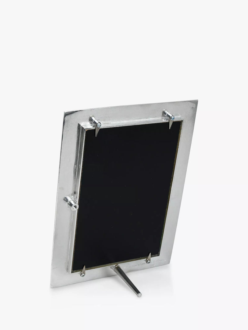 Lancaster and Gibbings Goodleigh floral photo frame in pewter, UK version