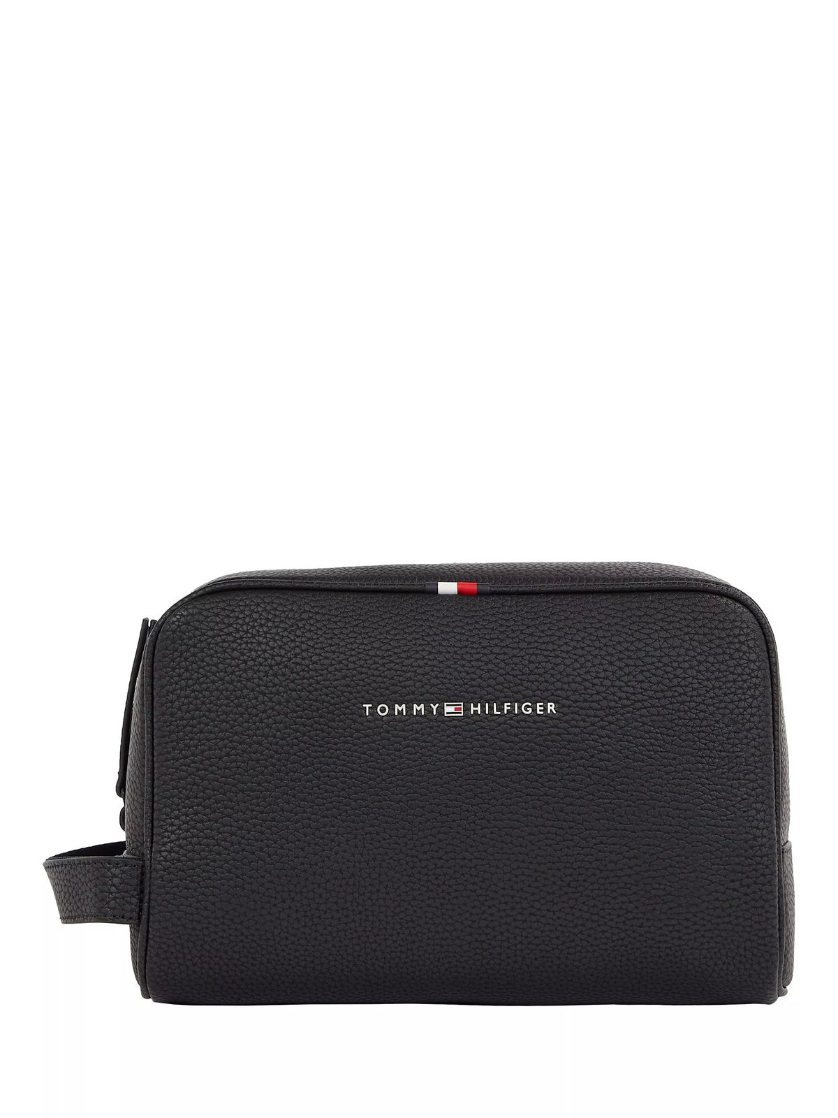 Tommy Hilfiger Essential Washbag in faux leather, UK version