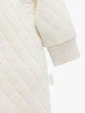 Purebaby quilted pramsuit Wheat Melange, imported from the UK