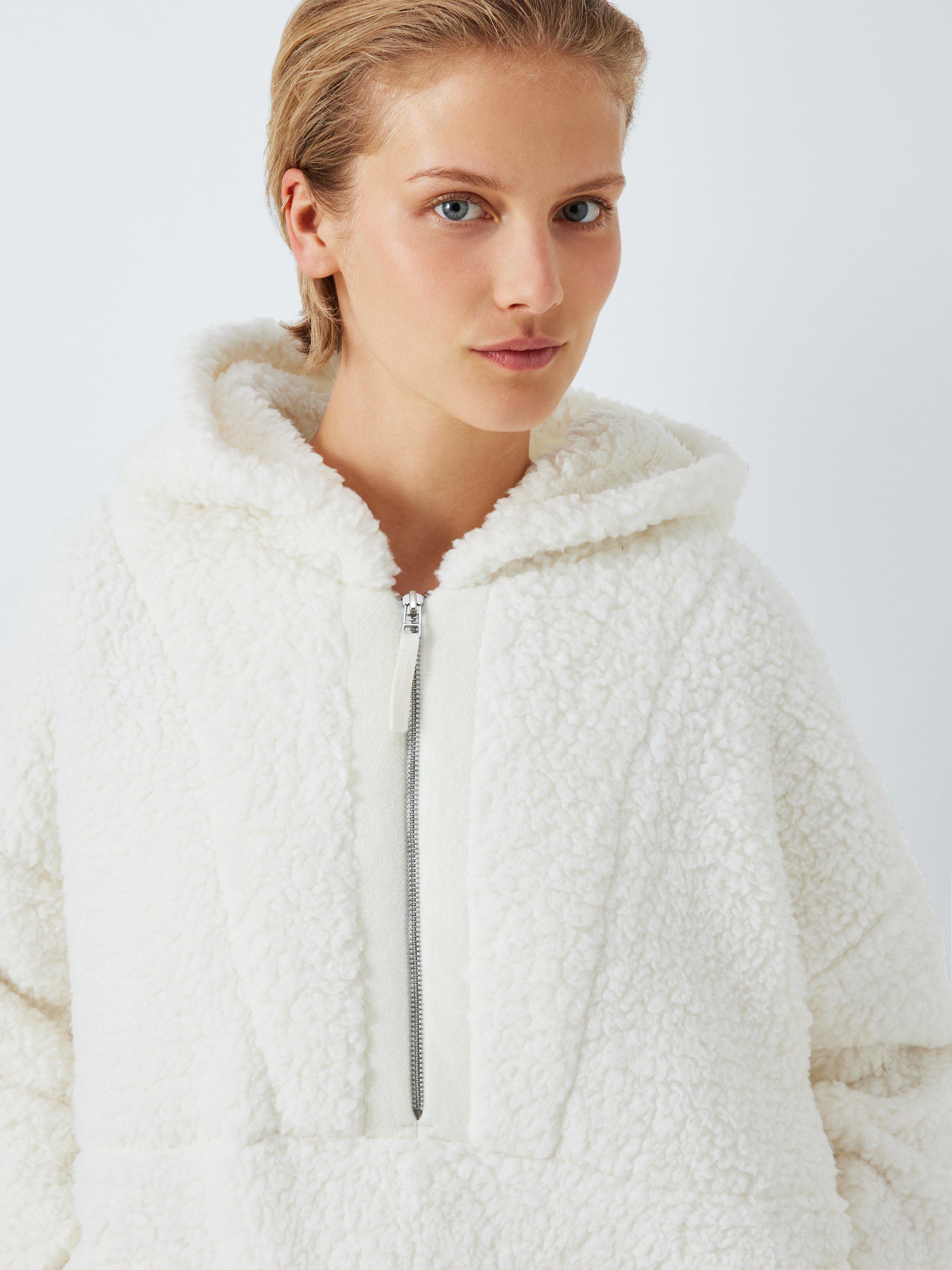 John Lewis half zip borg lounge top, UK version