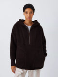 John Lewis Half Zip Borg Lounge Top