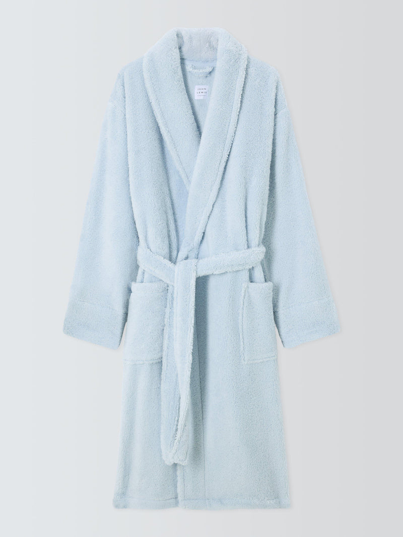 John Lewis organic cotton blend towelling dressing gown, UK version