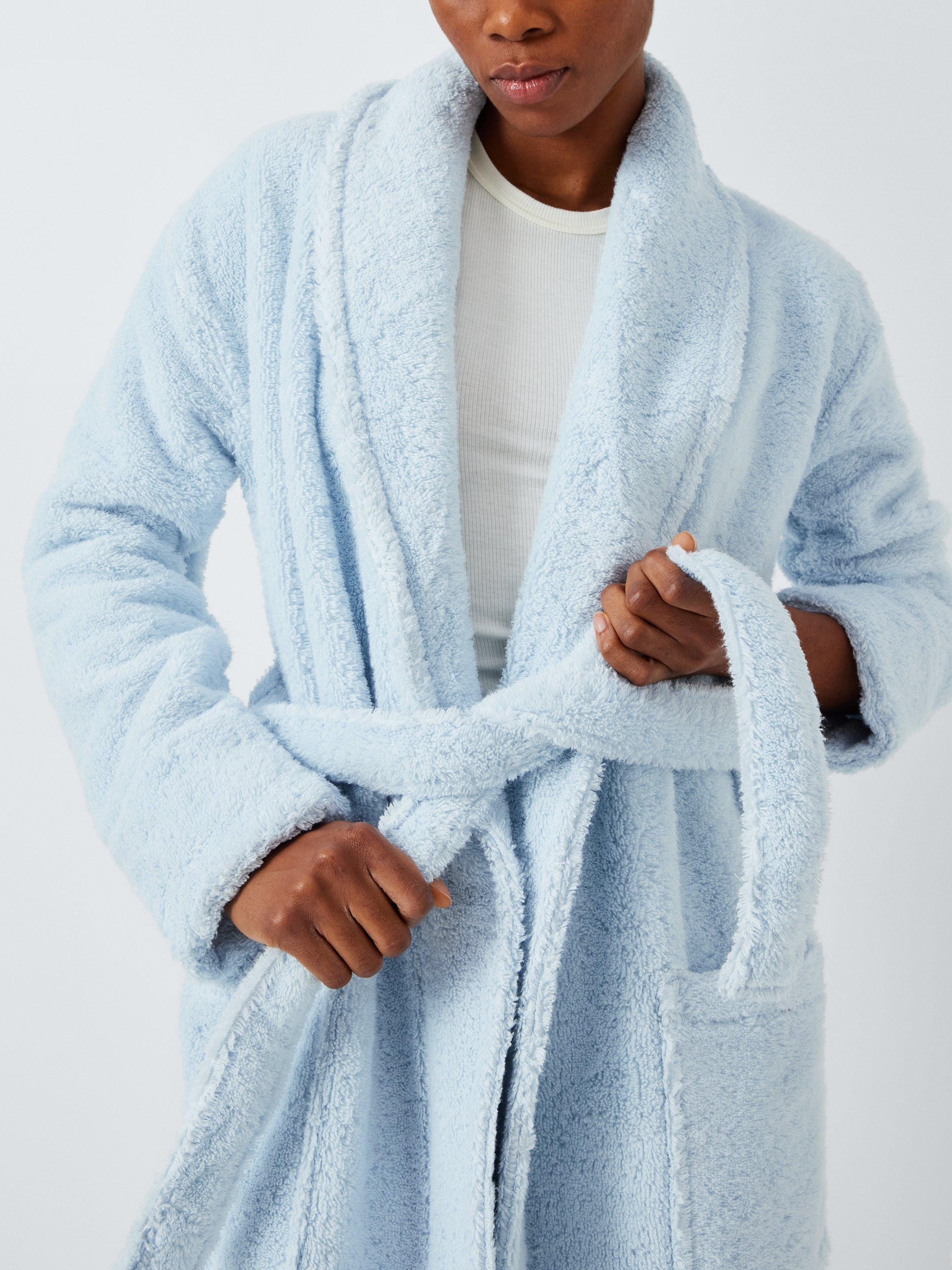 John Lewis organic cotton blend towelling dressing gown, UK version