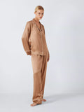 John Lewis Piped Silk Pyjama Set