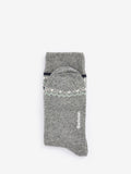 Barbour Anaise Fair Isle socks mid grey loden, UK version