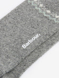 Barbour Anaise Fair Isle socks mid grey loden, UK version