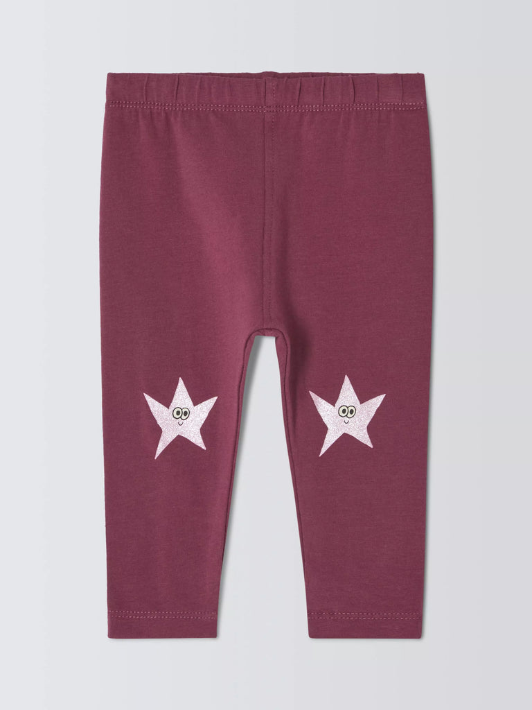 John Lewis ANYDAY Baby Star Leggings, Multi