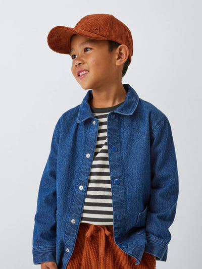 John Lewis ANYDAY Kinder Cord-Kappe, Braun