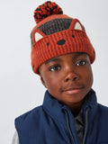 John Lewis Kids' Tiger Beanie Hat, Orange