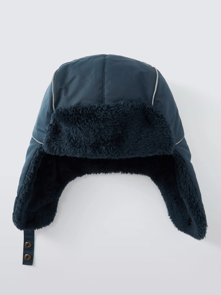 John Lewis Kids' Ski Trapper Hat, Navy