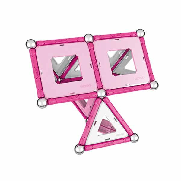 Geomag magnetic shapes pink 68 pieces, UK version