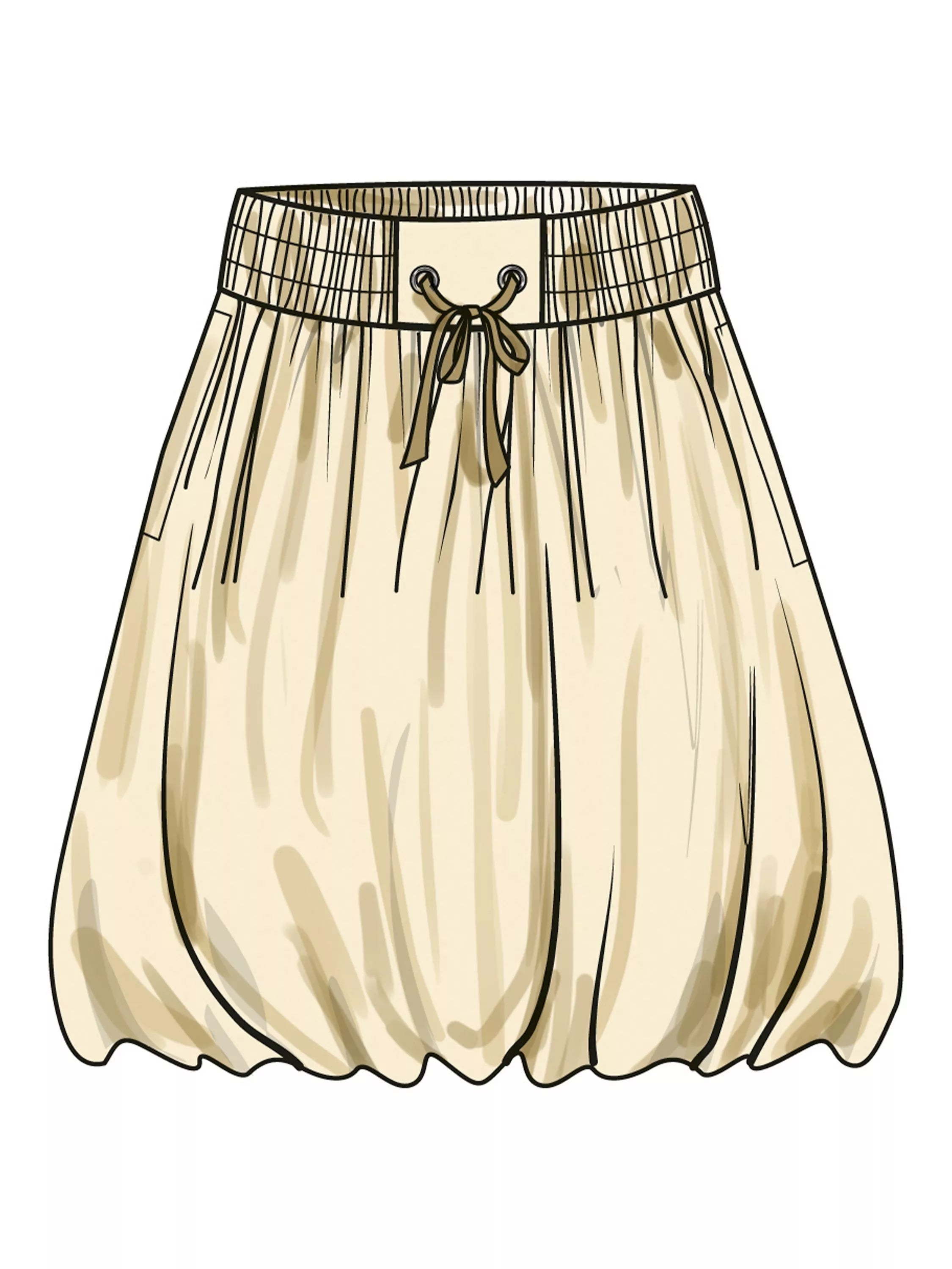 Simplicity S9954 balloon skirts sewing pattern (British brand)