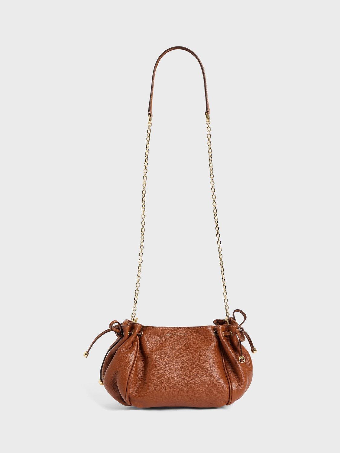 Gerard Darel Le Mini 24 leather crossbody bag (British brand)