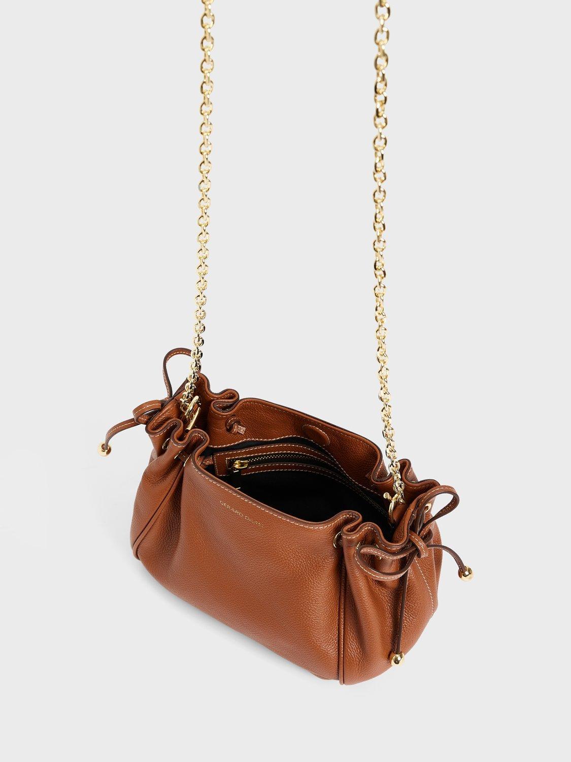 Gerard Darel Le Mini 24 leather crossbody bag (British brand)