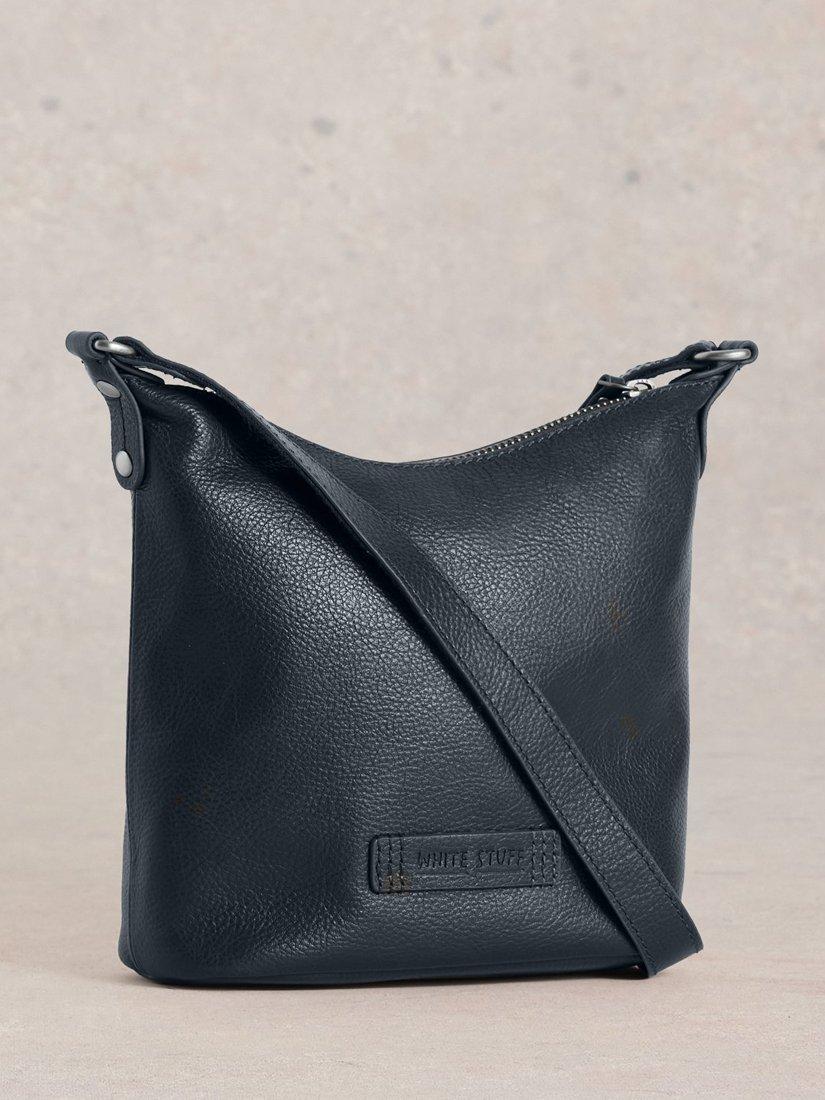 White Stuff Mini Fern crossbody bag pure black - British product