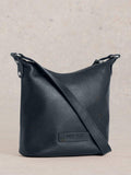 White Stuff Mini Fern crossbody bag pure black - British product
