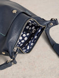 White Stuff Mini Fern crossbody bag pure black - British product