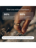 Oura Ring Gen3 Horizon Smart Ring Gold, imported from the UK