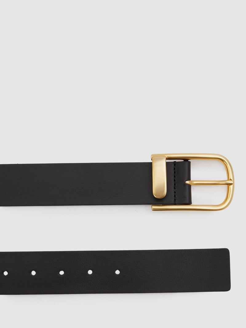 Reiss Iyla leather belt 4cm width - British product
