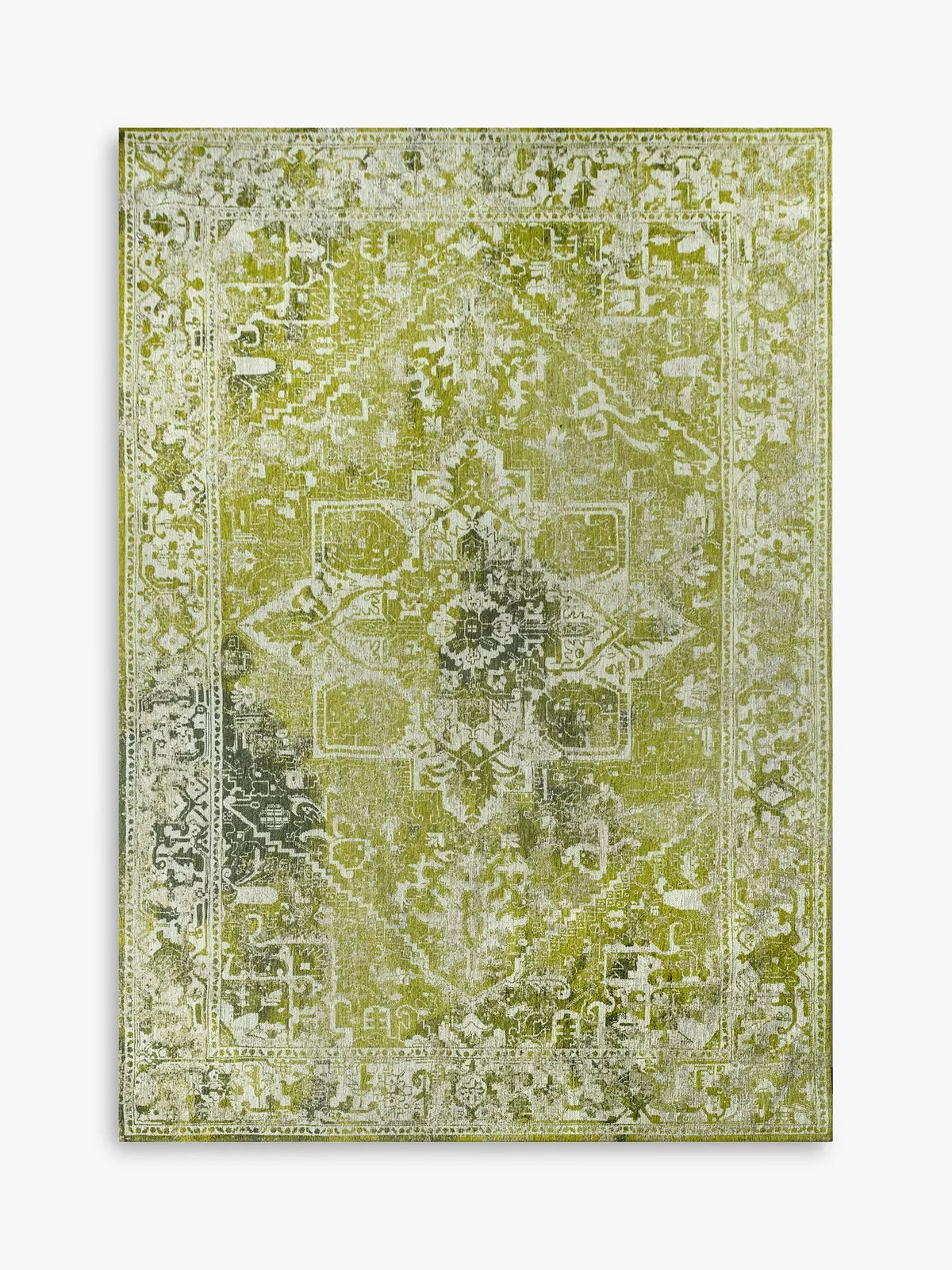 Louis De Poortere Tabriz Rug - Olive L240 x W170cm
