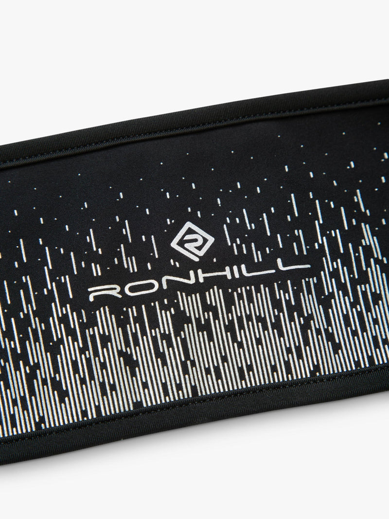 Ronhill Running Headband Black Reflective, مستورد من المملكة المتحدة