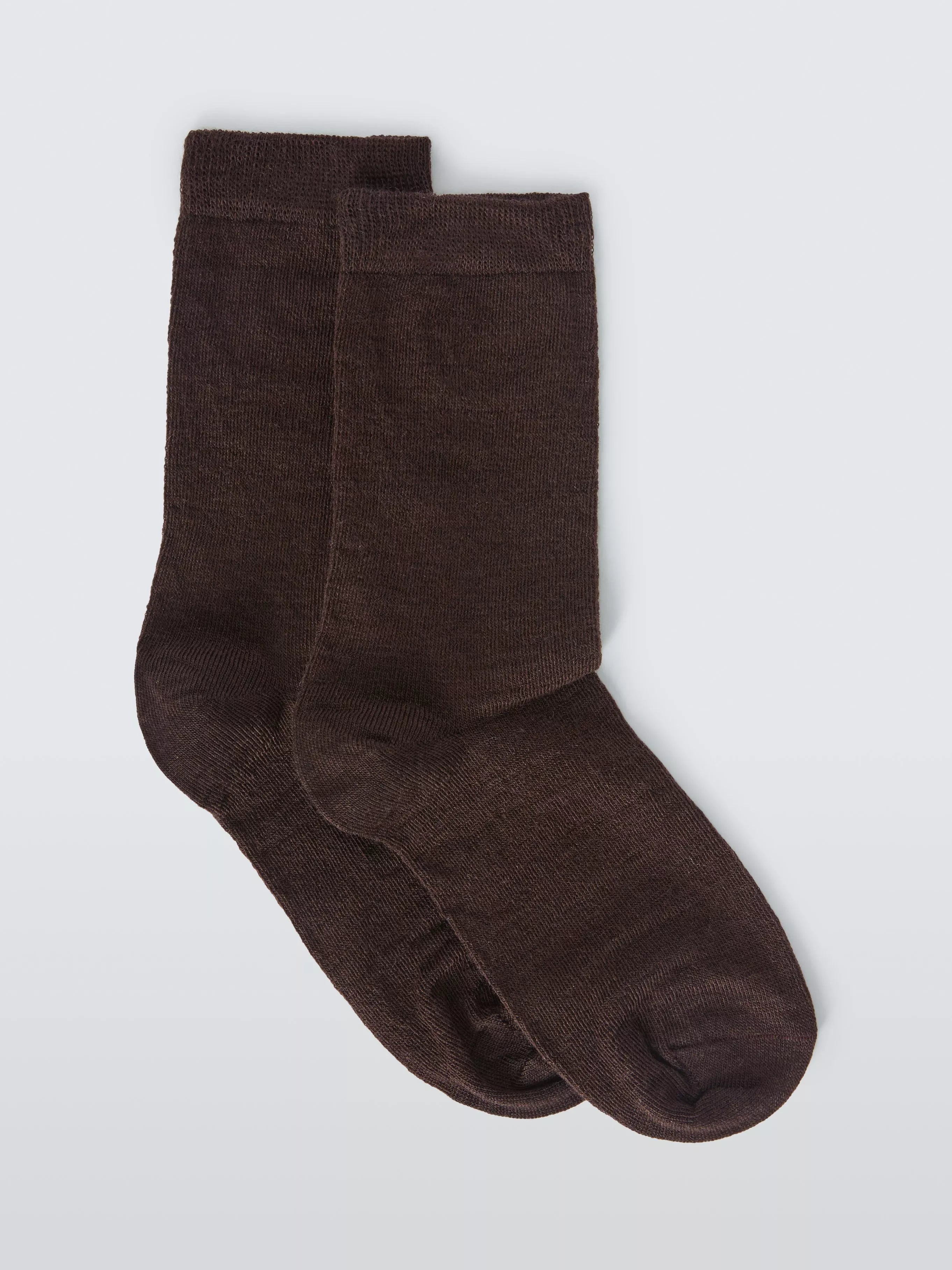 John Lewis Merino Wool Rich Ankle Socks Pack of 2