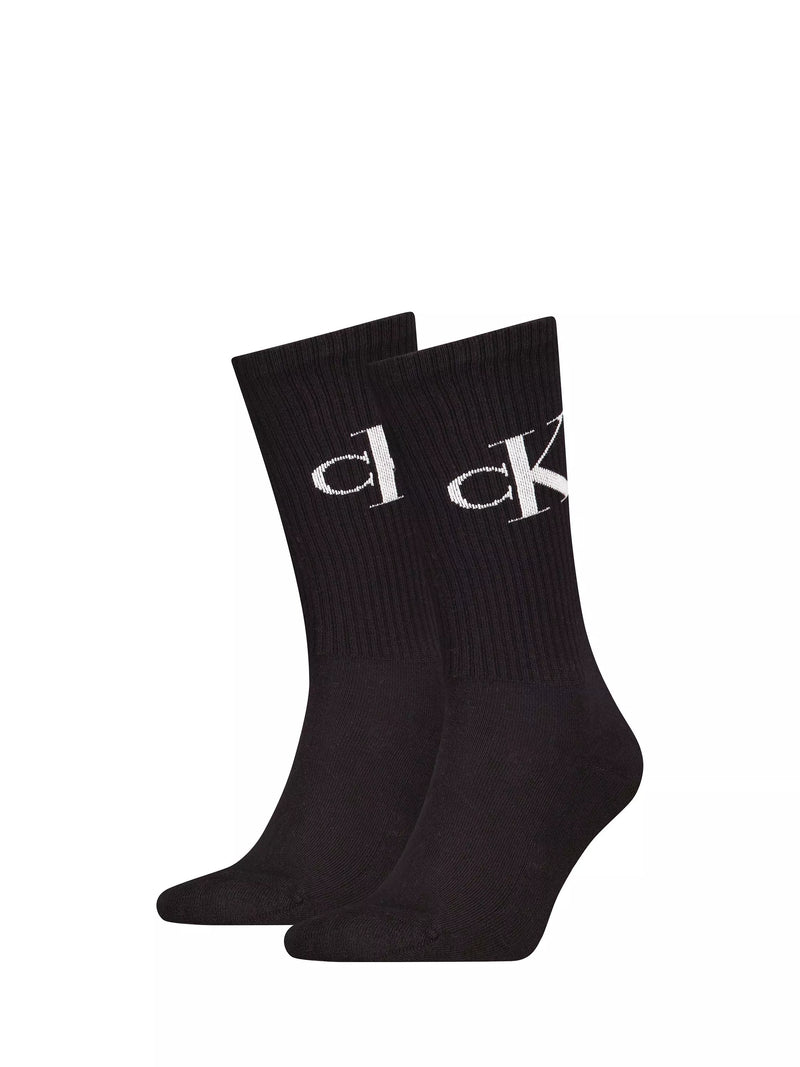 Calvin Klein monogram ankle socks, pack of 2 (British brand)