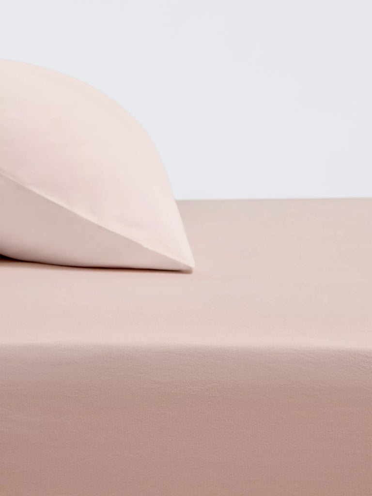 John Lewis Crisp & Fresh Cotton Rich Fitted Sheet