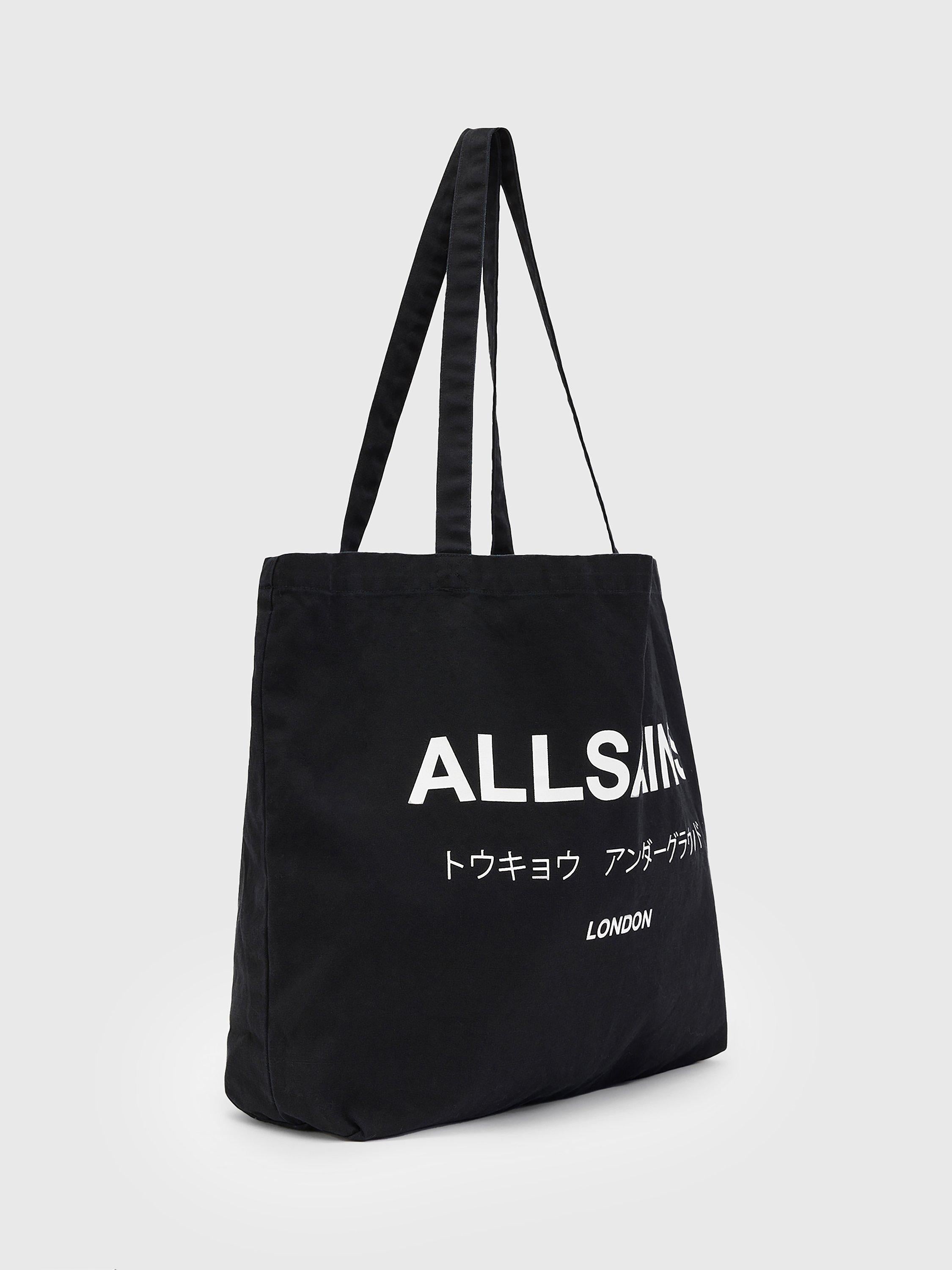 AllSaints Underground acid tote bag organic cotton (British brand)