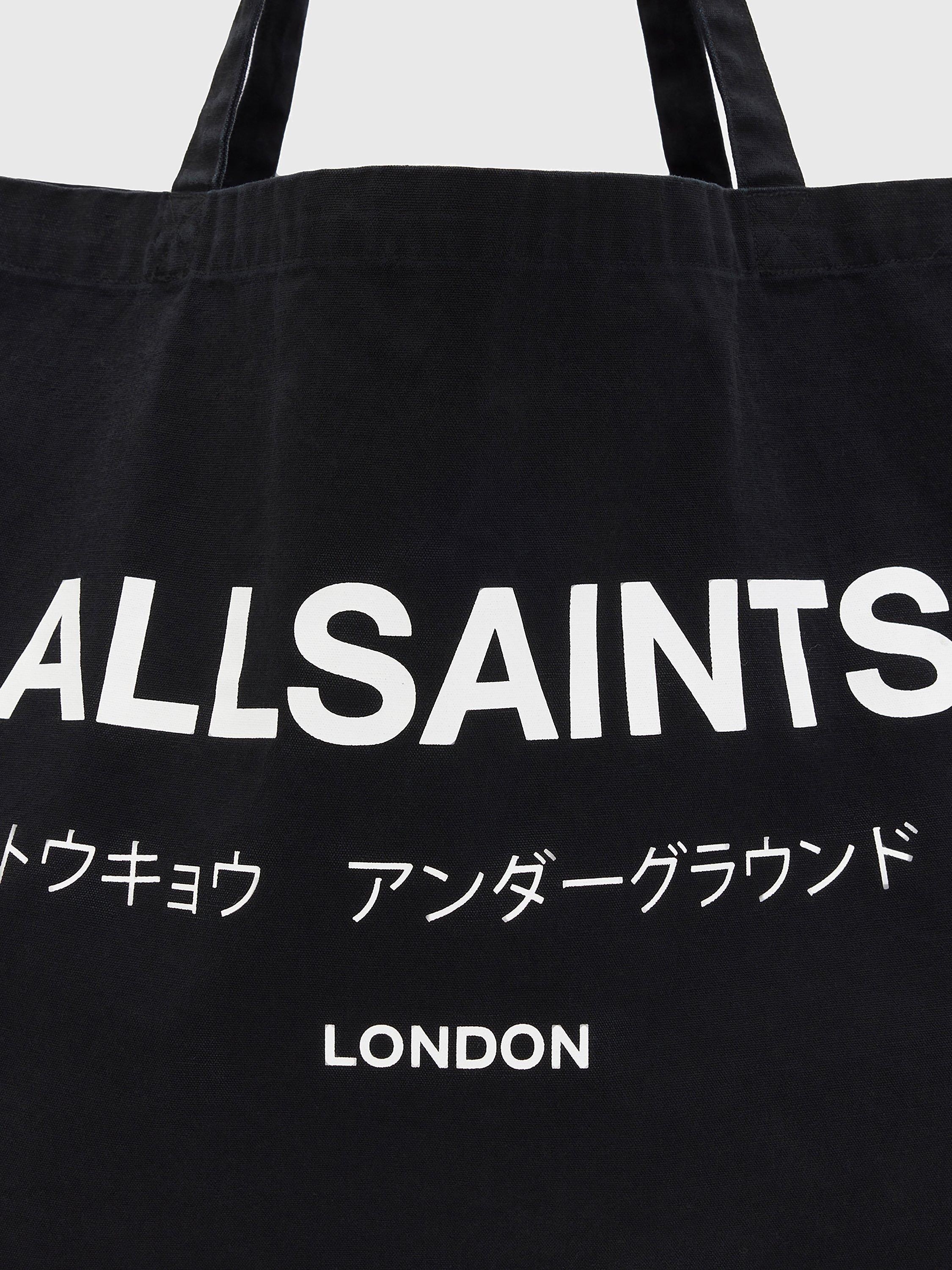 AllSaints Underground acid tote bag organic cotton (British brand)