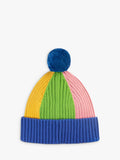Frugi Kids' Rainbow Ribbed Bobble Hat - British product