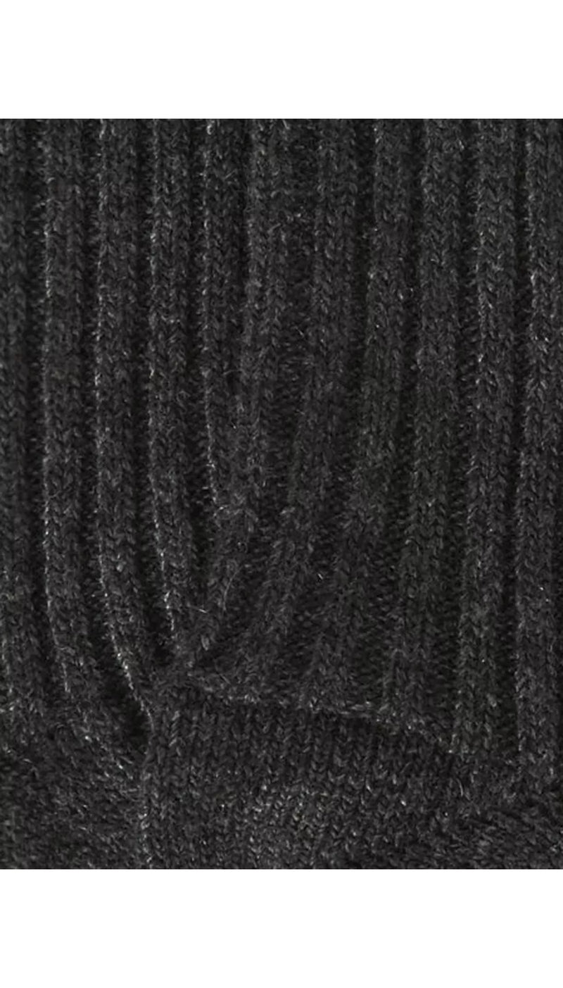John Lewis Made in Italy Cashmere Blend Ribbed Socks - McGrocer