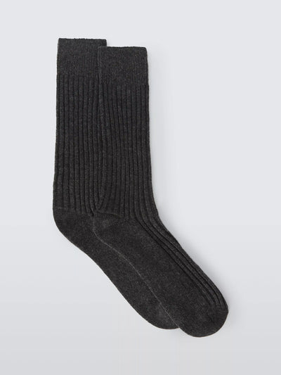 John Lewis John Lewis Made in Italy Kaschmir-Mischung Gerippte Socken - Online bei McGrocer kaufen
