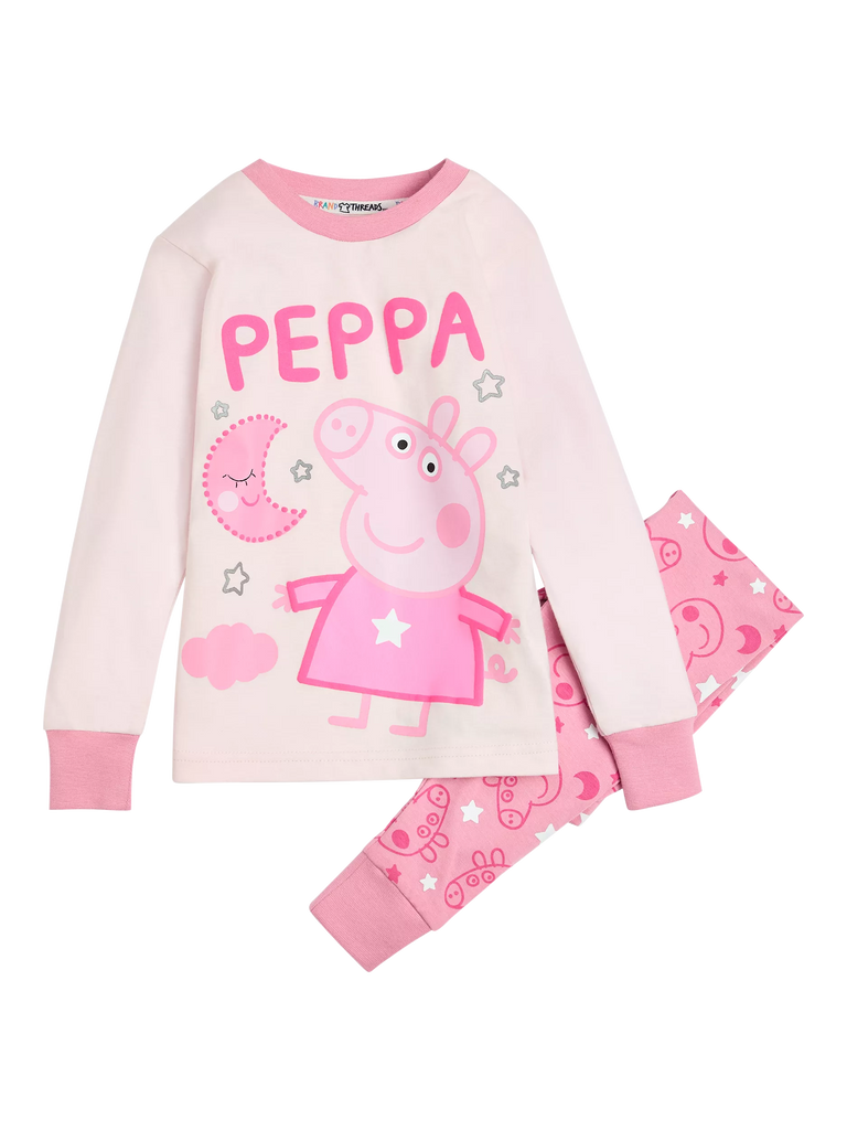 Peppa Pig Kids' Pyjama Set, Pink