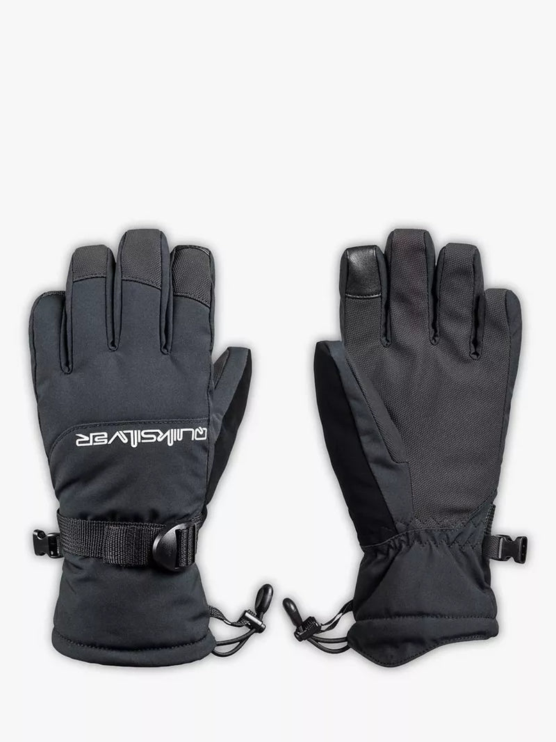 Quiksilver Kids' Mission snow gloves, imported from the UK